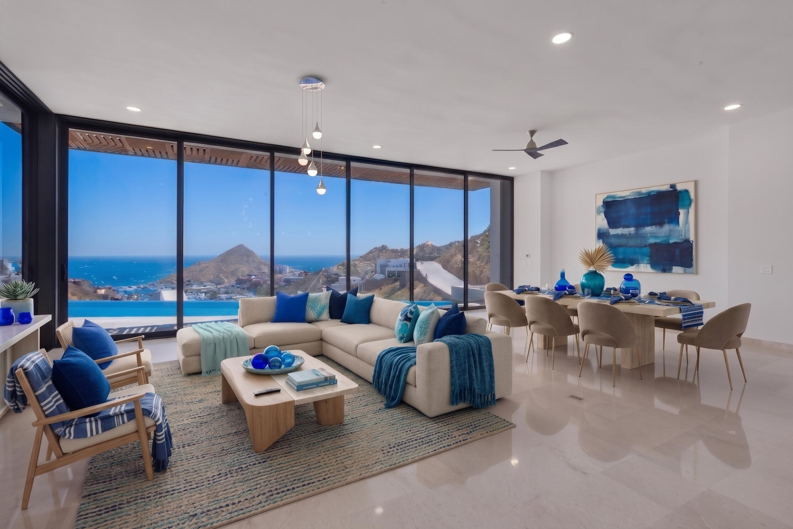 Palmilla Palmilla Estates Recently reimagined with a refined, modern sensibility, this 4-bedroom, 4.5-bath residence plus newly-built guest casita and offers an effortless blend of comfort and design. Framed by sweeping for sale