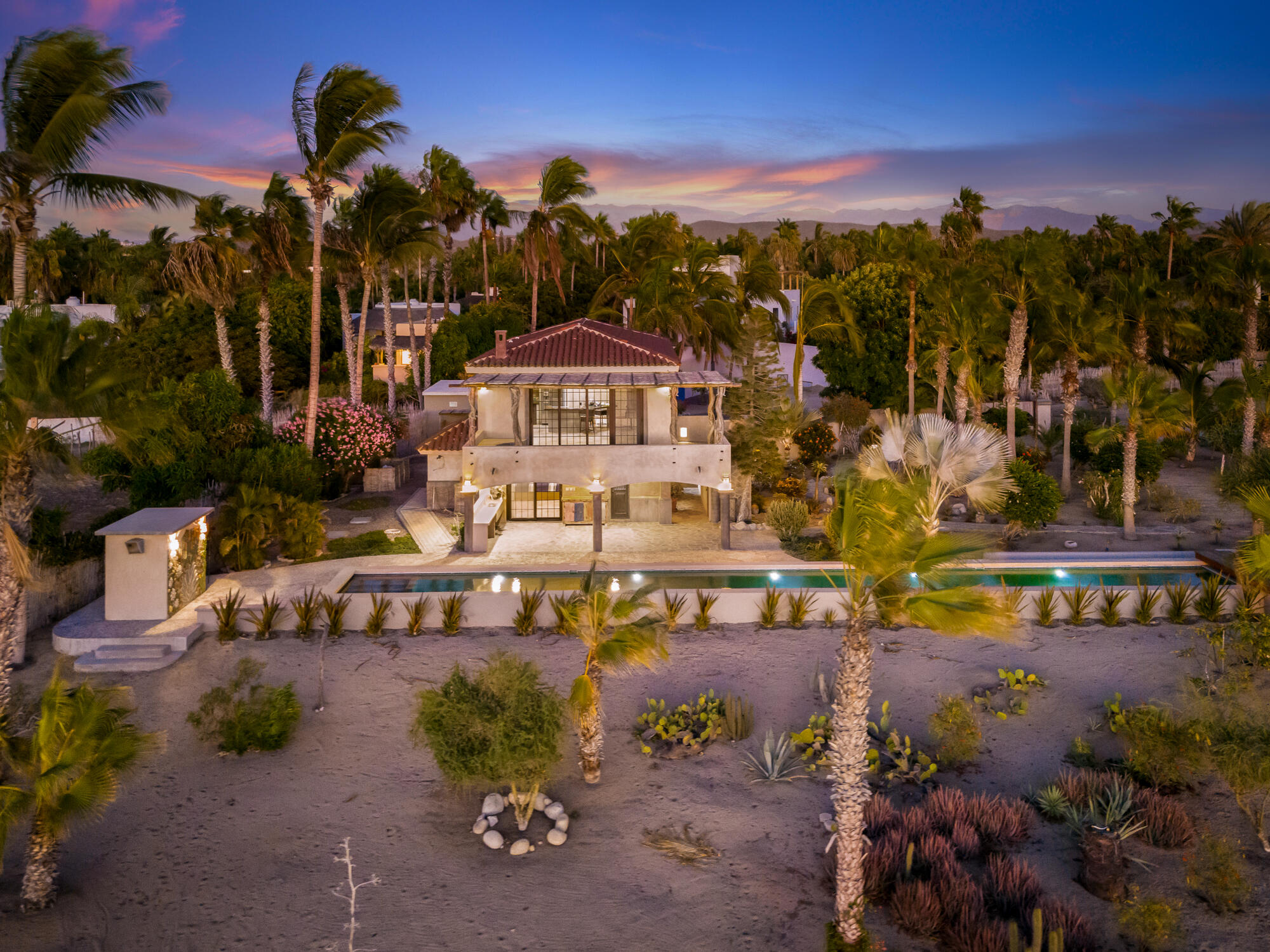 Palmilla Palmilla Estates Recently reimagined with a refined, modern sensibility, this 4-bedroom, 4.5-bath residence plus newly-built guest casita and offers an effortless blend of comfort and design. Framed by sweeping for sale