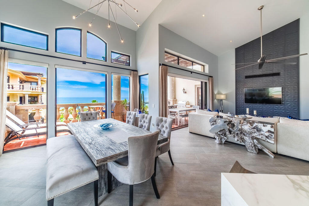 Palmilla Dunes Residence Club Experience elevated resort style living in this stunning 3-bedroom penthouse. Designed with an expansive open-concept layout, the living, dining, and kitchen areas flow seamlessly together, highlighted by oversized sliding glass doors that open to a spacious private terrace, ideal for outdoor dining and elegant entertaining.Each of the three bedrooms offers a beautifully appointed in-suite bathroom and refined furnishings, providing comfort, privacy, and a sophisticated retreat for residents and guests alike.The private rooftop terrace is designed for exceptional outdoor living, featuring a built-in BBQ, fire pit, and generous lounge seating--perfect for enjoying the ocean – The Dunes, San Jose Corridor, San Jose Corridor, BS